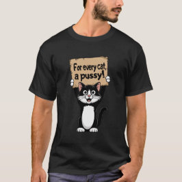 Voor elke kat, een kutje! t-shirt