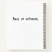 Voor en achter Notitieboek (Achterkant)
