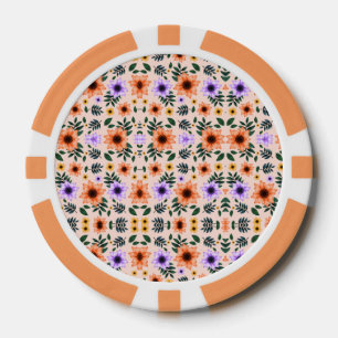 Voor- en achteraanzicht van een pokerchip 