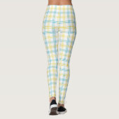 Voor- en achteraanzicht van geruite leggings (Achterkant)