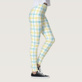 Voor- en achteraanzicht van geruite leggings (Rechts)