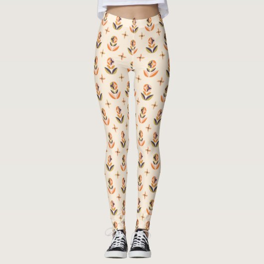 Voor- en achteraanzicht van leggings (Voorkant)