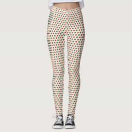 Voor- en achteraanzicht van leggings met een kleur