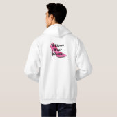 Voor- en achterafdrukken hoodie (Achterkant volledig)