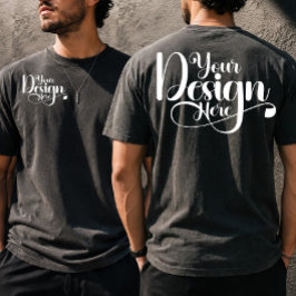 Voor- en achterkant Logo Aangepaste Zakelijke Merk T-shirt