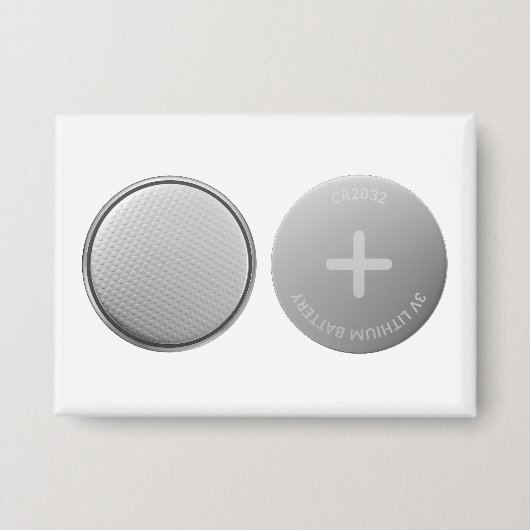 Voor- en achterkant uitzicht van CR2032 lithium kn Button (Voorkant)
