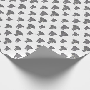 Voor- en achterolifantpatroon Afrikaans dier Cadeaupapier