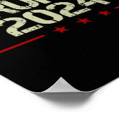 Voor- en achterzijde: ik stem voor de outlaw en de poster (Hoek)