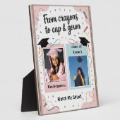 Voor en na Afstuderen Foto Poster Fotoplaat (Zijkant)