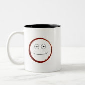 Vóór en na de koffie tweekleurige koffiemok (Links)