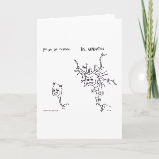 Voor en na: Eerste dag van de School naar Afstuder Kaart (Voorkant)
