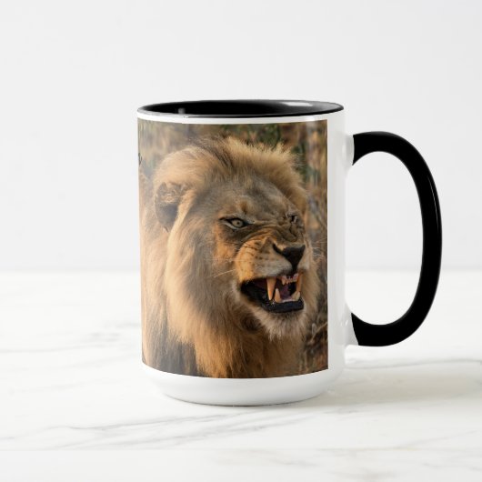 Vóór en na Koffie LION Personaliseer naamlijst Mok (Rechts)