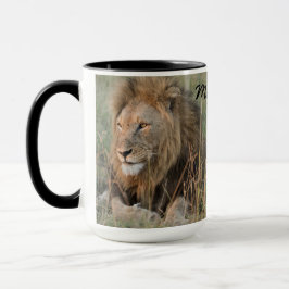 Vóór en na Koffie LION Personaliseer naamlijst Mok