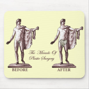 Vóór en na muismat