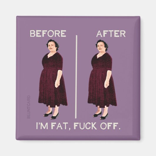 Voor en na, nog mooi magneet (Voorkant)