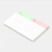 Voor- en nadelen besluitvorming post-it® notes (Schuin)