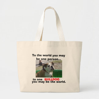 Voor Engelse bulldog Lovers Grote Tote Bag