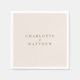 Voor ever gelovige bruidsende weddenschap rond de  servet