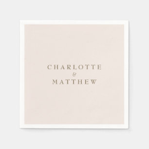 Voor ever gelovige bruidsende weddenschap rond de  servet