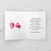 Voor ex-vrouw, de kaart van de ambachtverjaardag (Binnen)