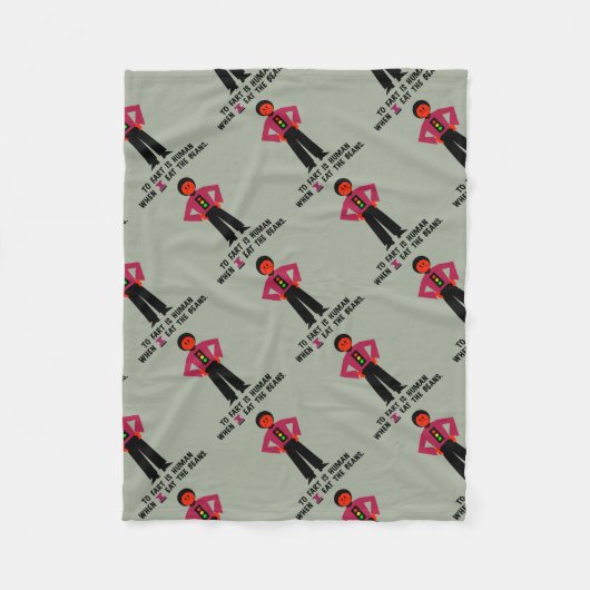 Voor Fart is mens Fleece Deken (Voorkant)