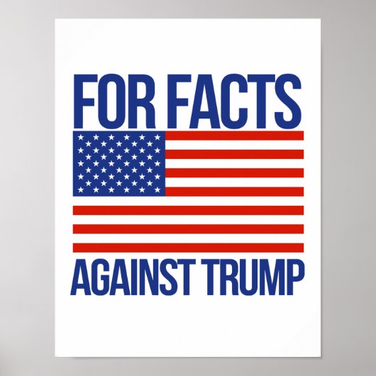 Voor feiten tegen Trump - - - ProScience - Poster (Voorkant)