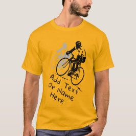 Voor fietspalken. Personaliseren T-shirt
