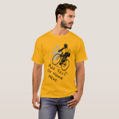 Voor fietspalken. Personaliseren T-shirt (Voorkant volledig)
