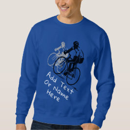 Voor fietspalken. Sweatshirt personaliseren