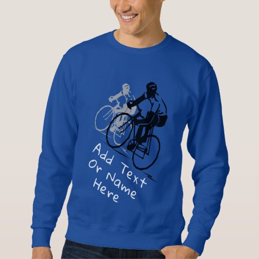 Voor fietspalken. Sweatshirt personaliseren (Voorkant)