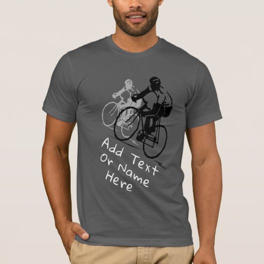 Voor fietspalken. T-Shirt aanpassen (Voorkant)