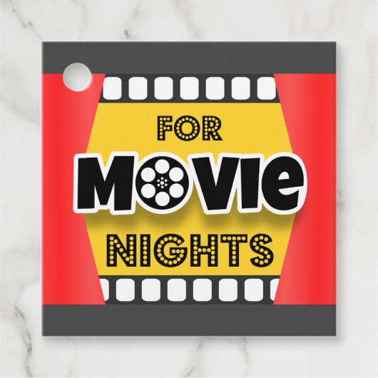 Voor filmNights Bedankjes Labels (Voorkant)