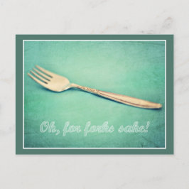 Voor Forks Sake. Briefkaart