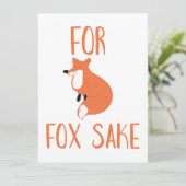 Voor Fox Sake (Staand voorkant)
