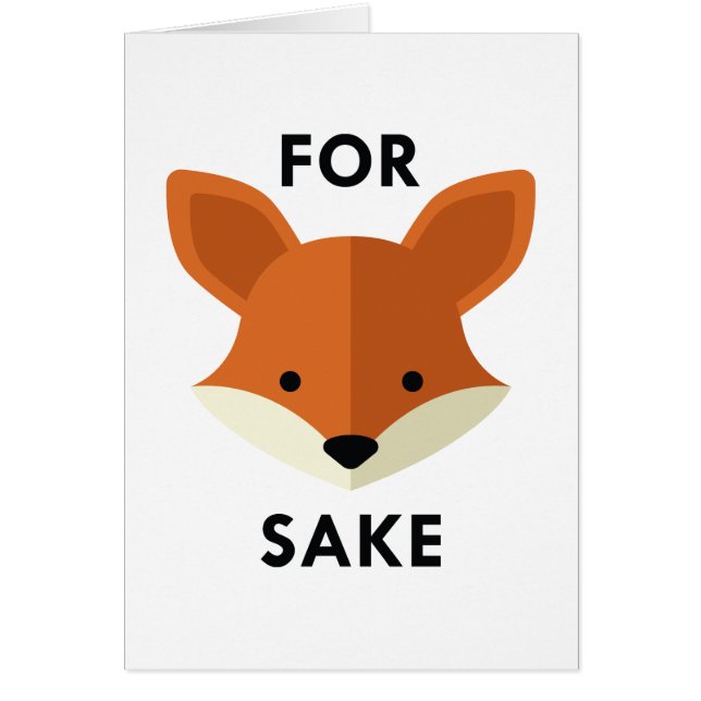 Voor Fox Sake (Voorkant)