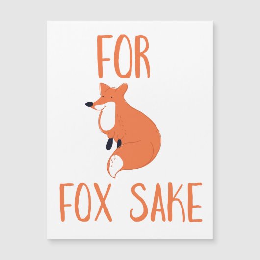 Voor Fox Sake (Voorkant)