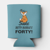 Voor Fox Sake 40th Birthday op maat Blikjeskoeler (Achterkant)
