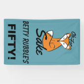 Voor Fox Sake 50th Birthday persoonlijke banner (Horizontaal)