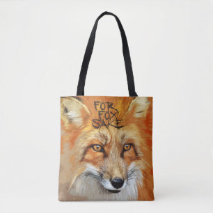 Voor Fox Sake Afbeelding Tote Bag
