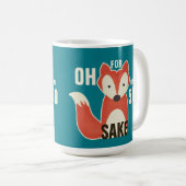 Voor Fox Sake ben ik 50-jarige dag. Koffiemok (Voorkant rechts)