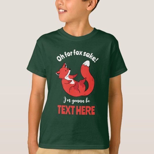 Voor Fox Sake ben ik Big Brother Funny Pun. T-shirt (Voorkant)