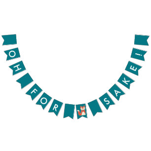 Voor Fox Sake Birthday Vlaggetjes