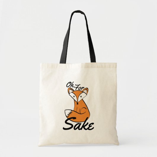 Voor Fox Sake Canvas tas (Voorkant)