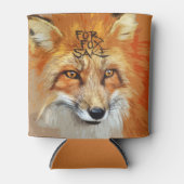 Voor Fox Sake Design Blikjeskoeler (Voorkant)