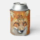 Voor Fox Sake Design Blikjeskoeler (Blikje Achterkant)
