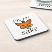 Voor Fox Sake Drankjes Onderzetter (Linkerzijde)
