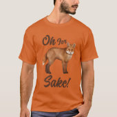 Voor Fox Sake. Grappig T-shirt (Voorkant)