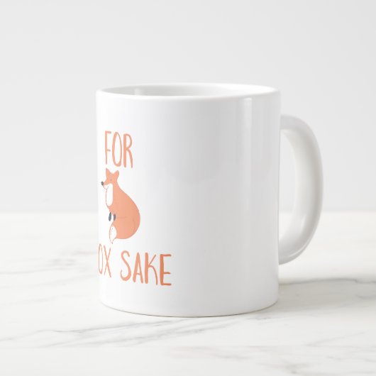 Voor Fox Sake Grote Koffiekop (Voorkant rechts)