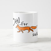 Voor Fox Sake Grote Koffiekop (Voorkant)