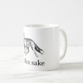Voor Fox Sake -  handschrift Fox Koffiemok (Voorkant rechts)